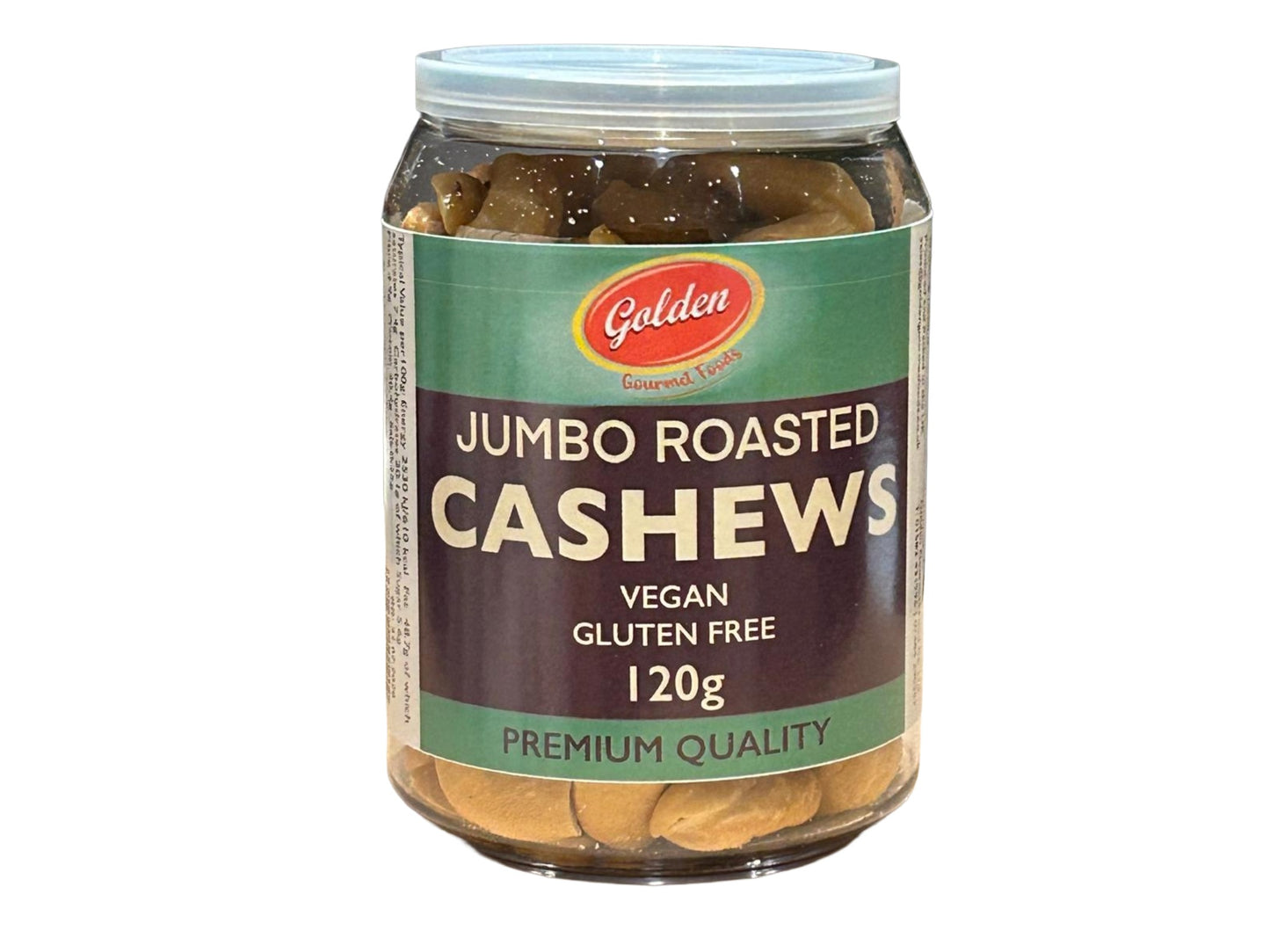 Roasted Cashew Jumbo 120g ( pack of 6 bottles)
