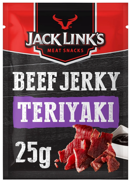 JACK LINKS BEEF JERKY 25G TERIYAKI | pack of 12