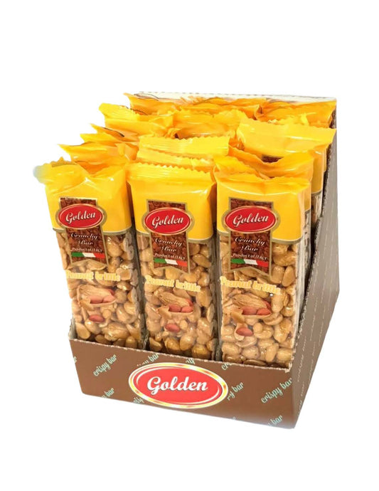 GOLDEN CRUNCHY PEANUT BRITTLE 100G X 24
