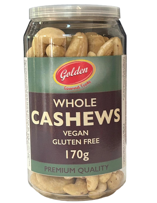 Golden Gourmet Whole Cashew 170g | pack of 6